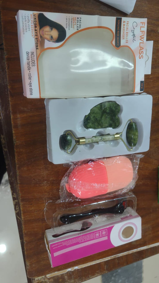 Marble Jade Roller (Combo pack)